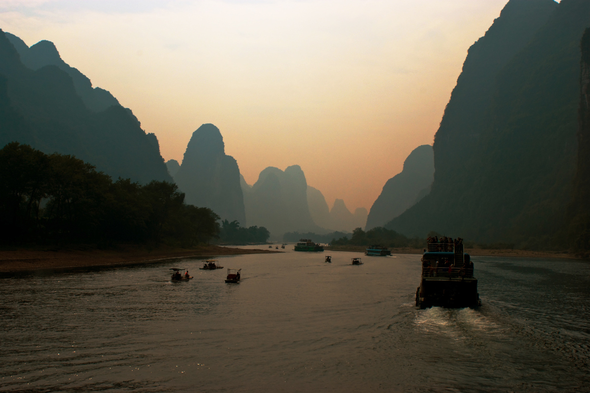 Sunrise in Guilin