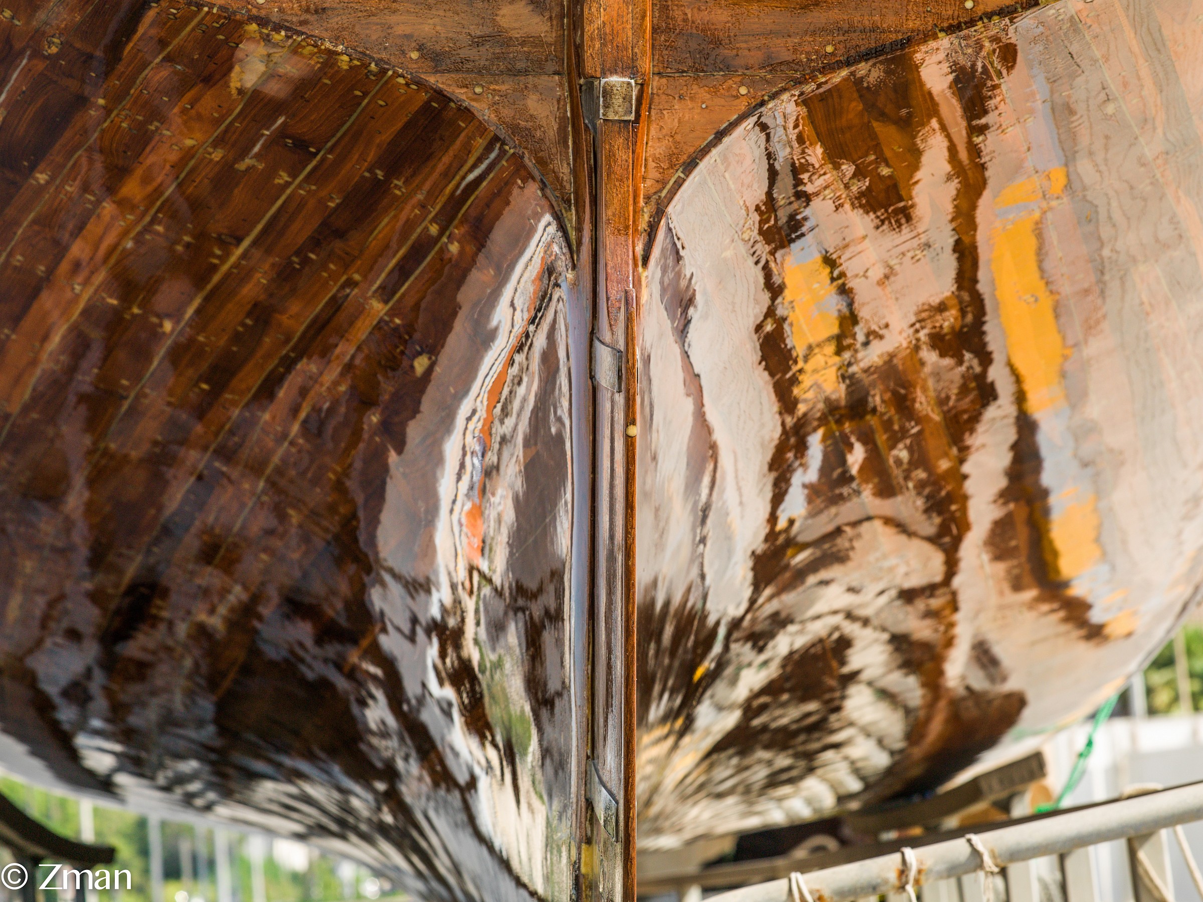 Il gambo di un 22 Man Racing Boat