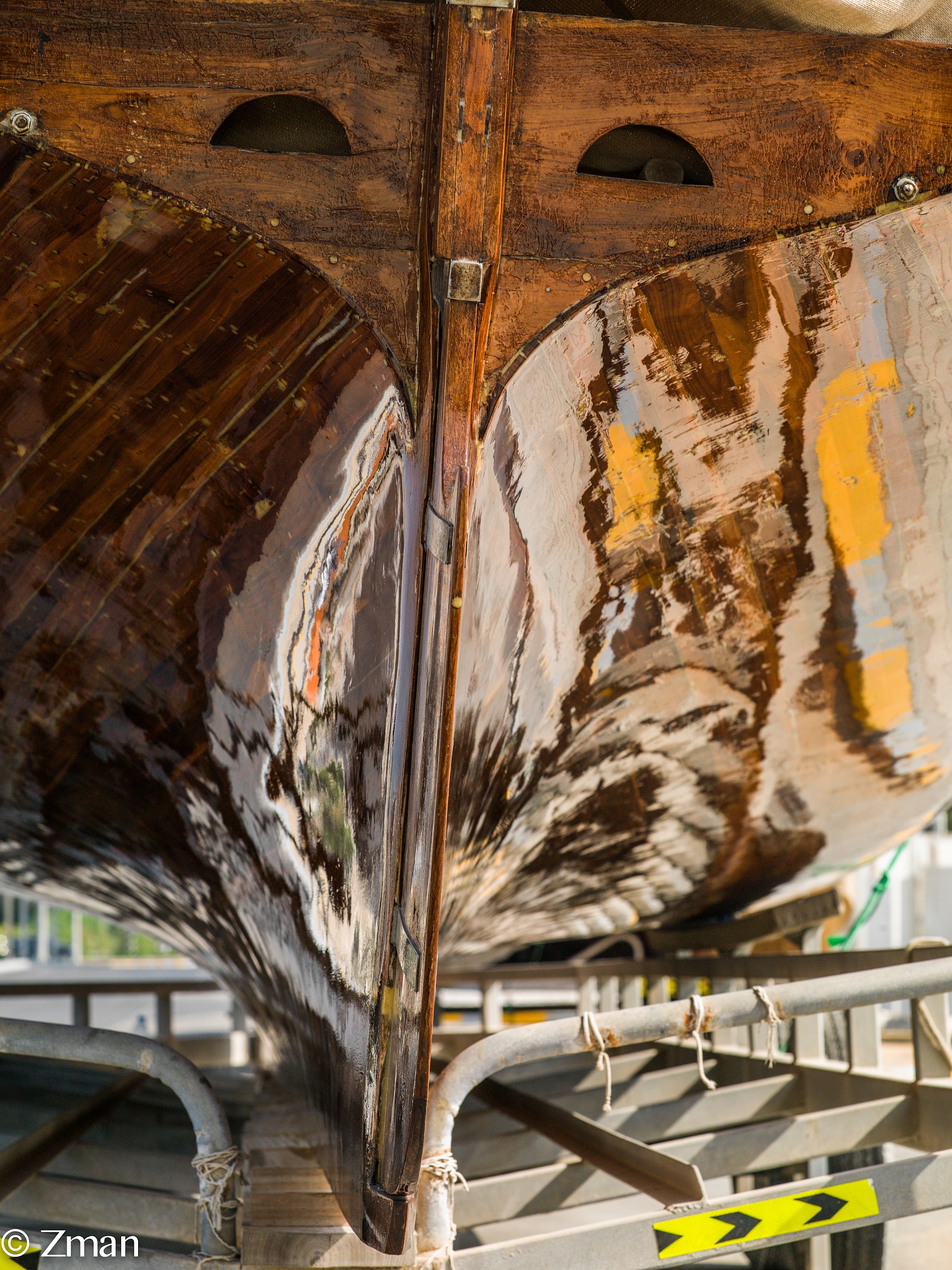 Il gambo di un 22 Man Racing Boat