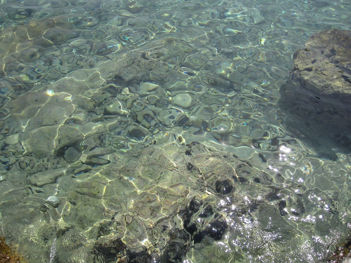 crystal clear water