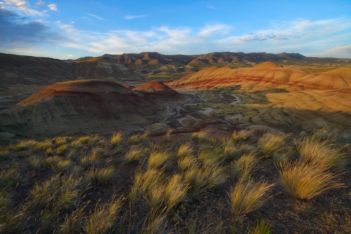 Painted Hills, OR, ultime luci