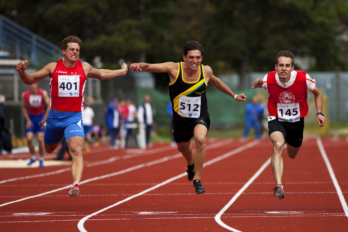 Lotta per la vittoria - Finale 100m CNU 2013
