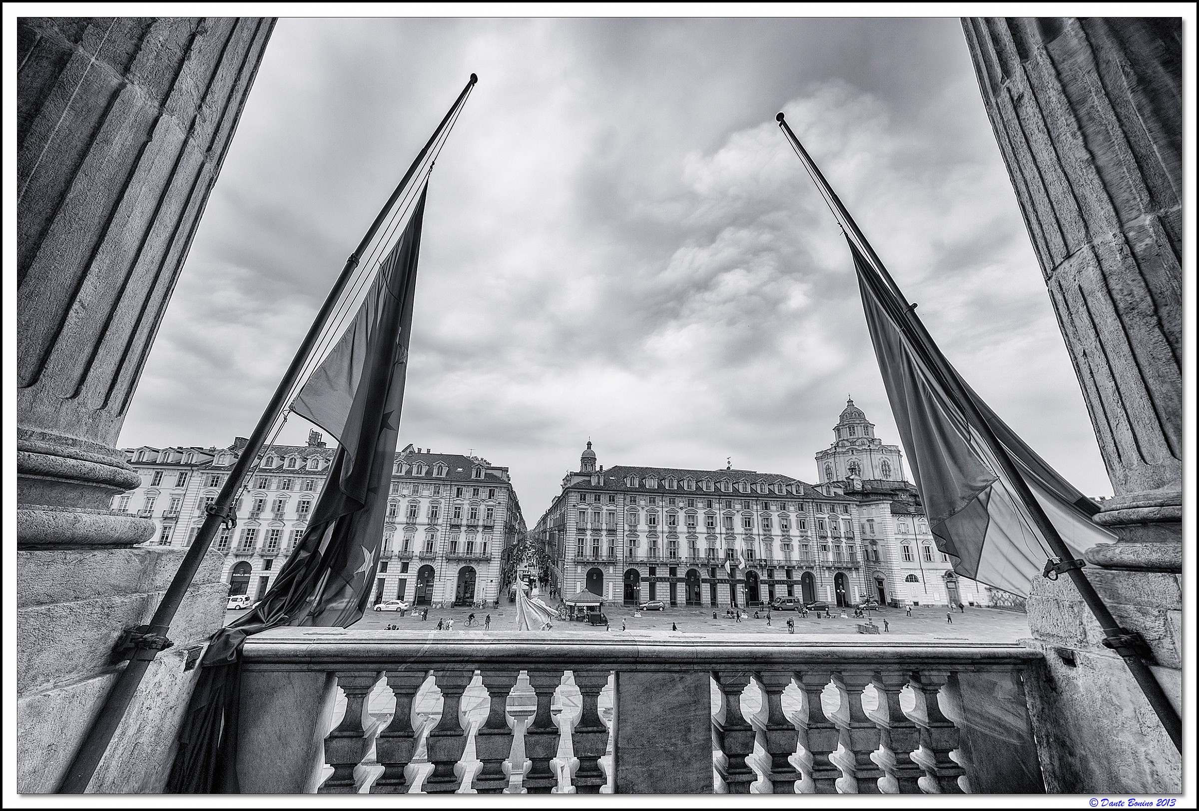 View of Piazza Castello and Via Garibaldi