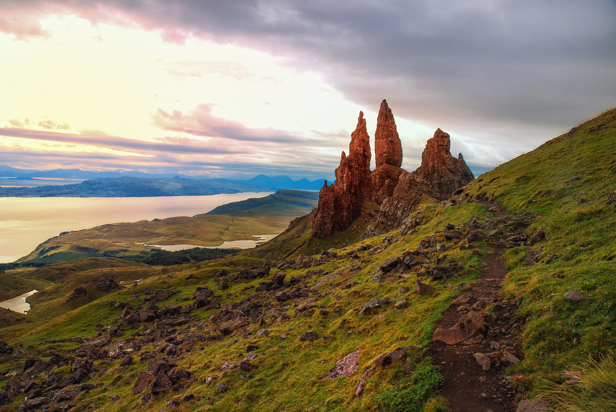 Scozia-old man of storr isola Skie