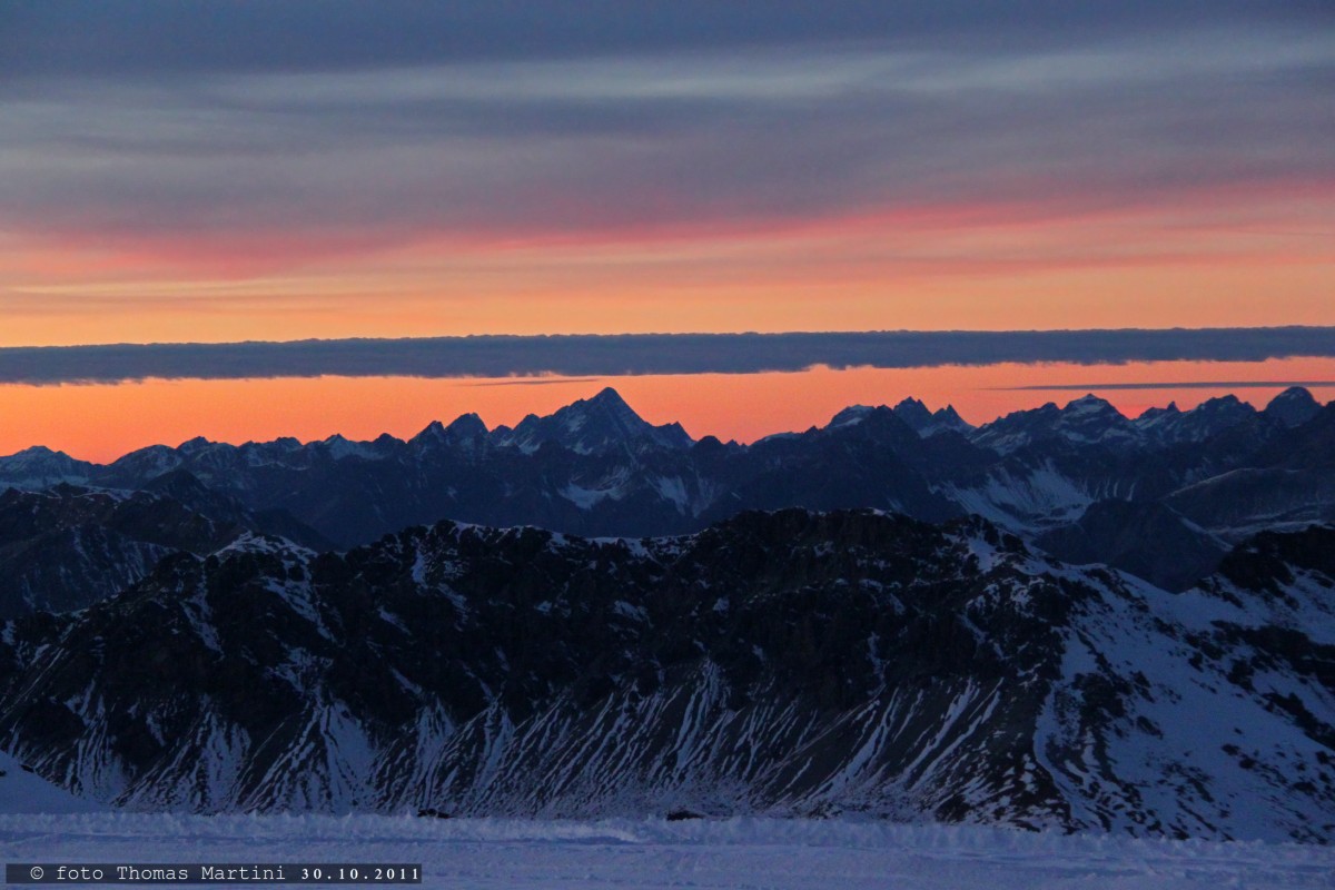 Tramonto al Passo dello Stelvio