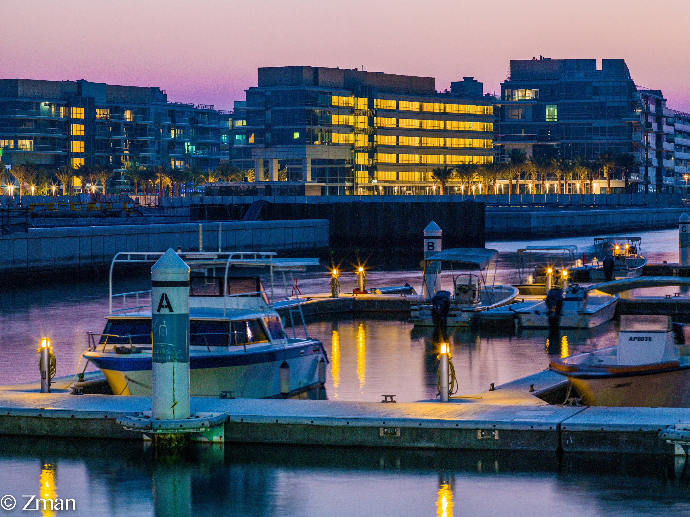 Al Bateen Marina at SunSet