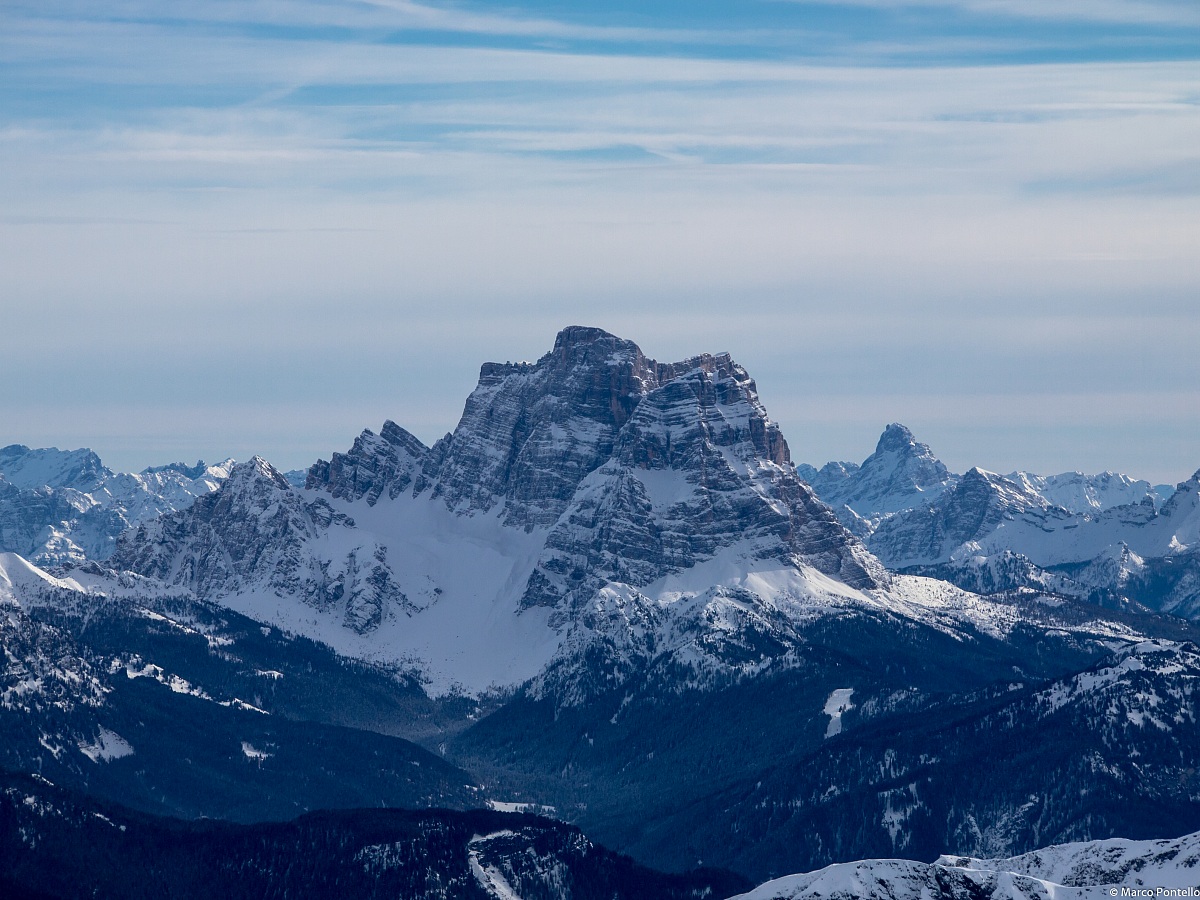 Monte Pelmo, dal Sass Pordoi