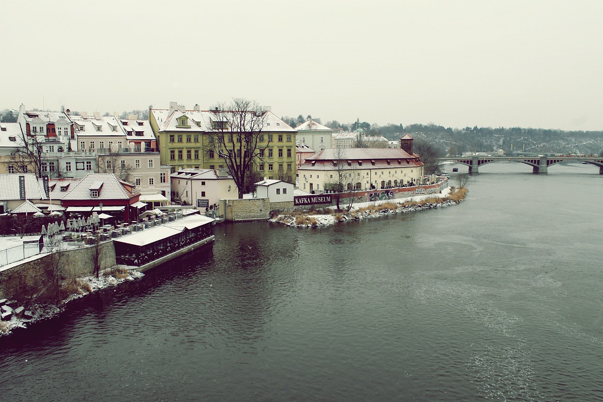 Overlooking the Vltava