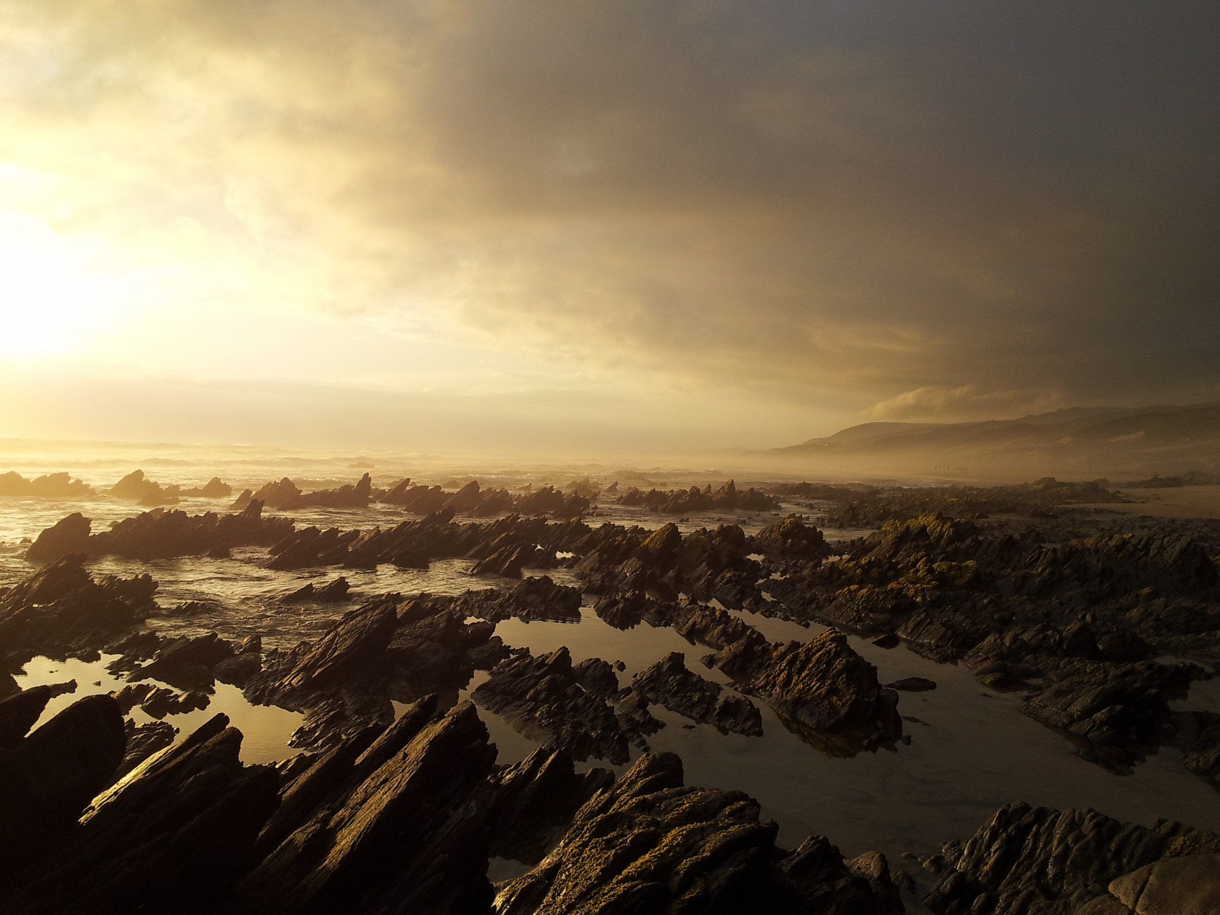 Tramonto, Oceano Indiano, Sud Africa