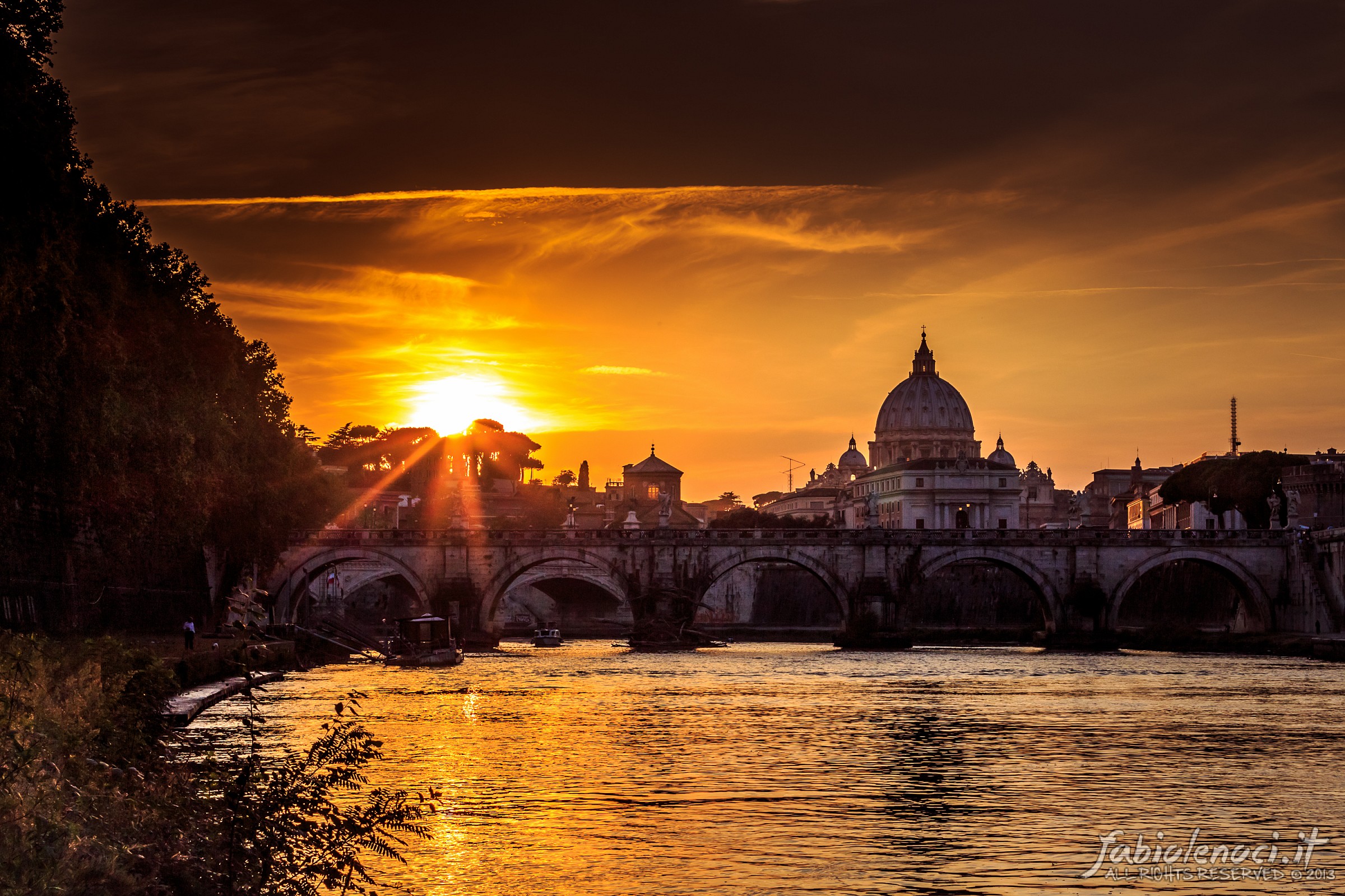 Tramonto sul cupolone