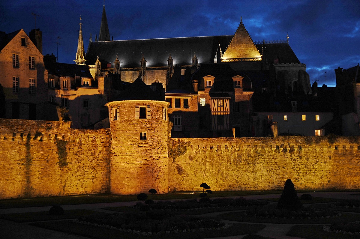 The ancient walls of Vannes