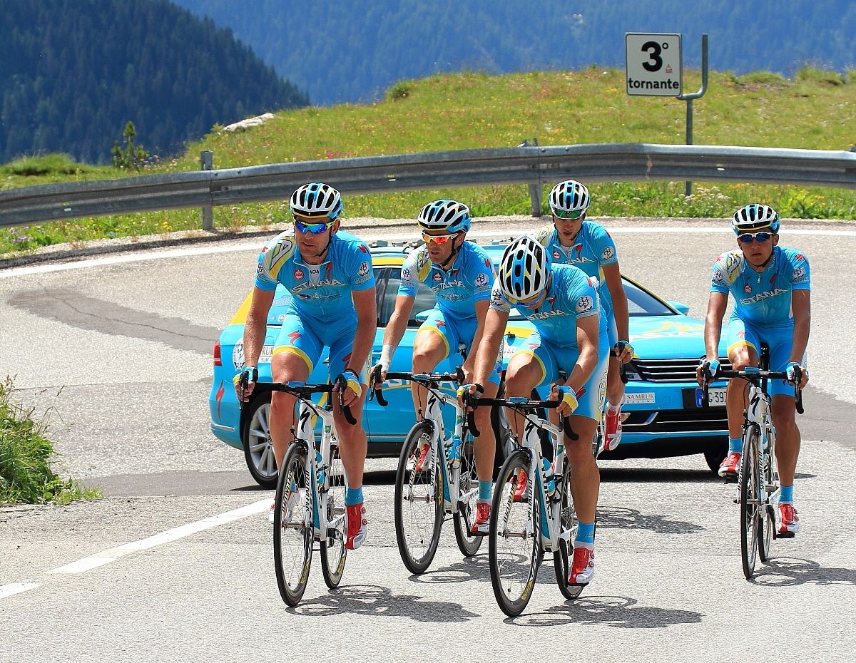 July 2013 - Passo Sella - Team Astana