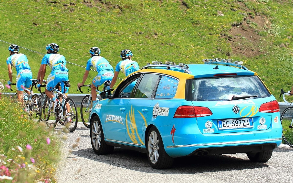 Luglio 2013 - Passo Sella - squadra Astana