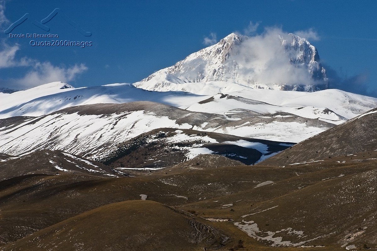 Prima neve sul Corno Grande