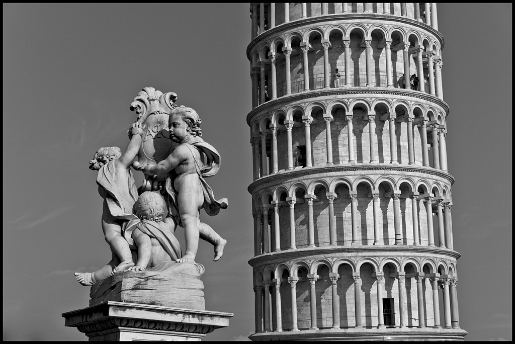 Tower and angels ...