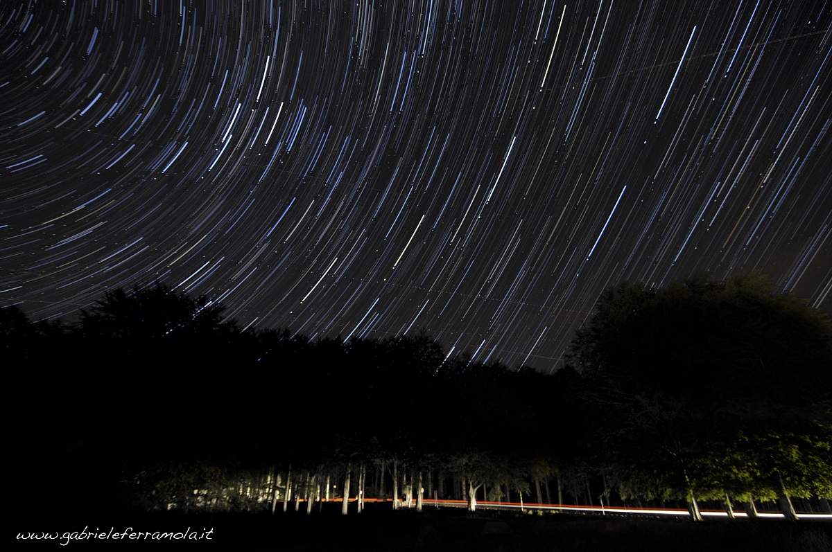 Startrail Monte Amiata