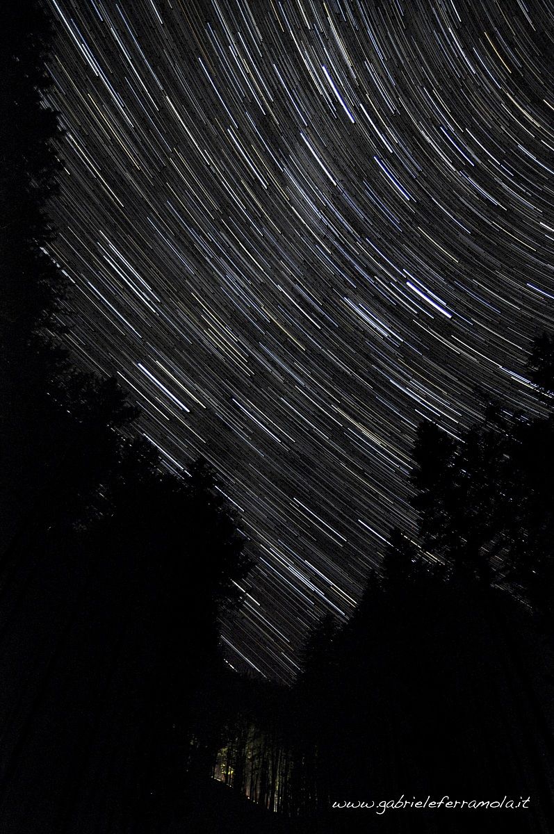 Startrail Monte Amiata