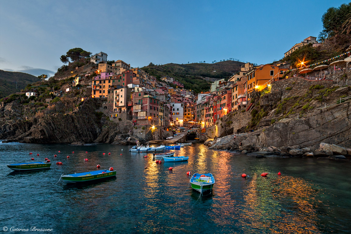 Riomaggiore blue hour