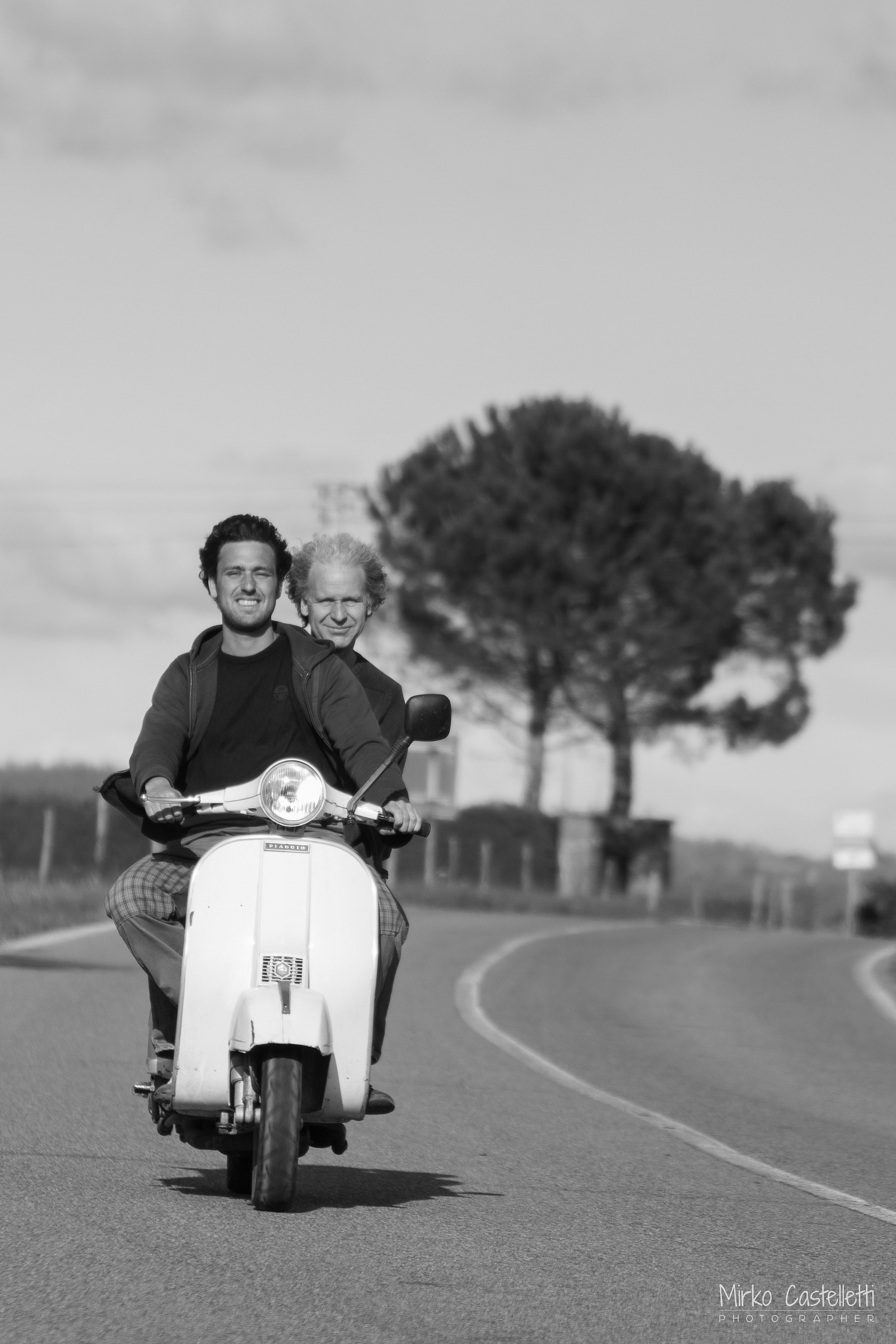 In vespa per i colli !