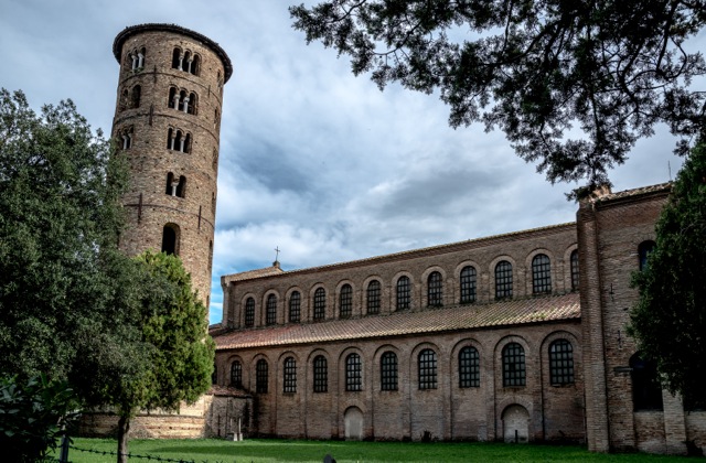 Left side view of the Basilica