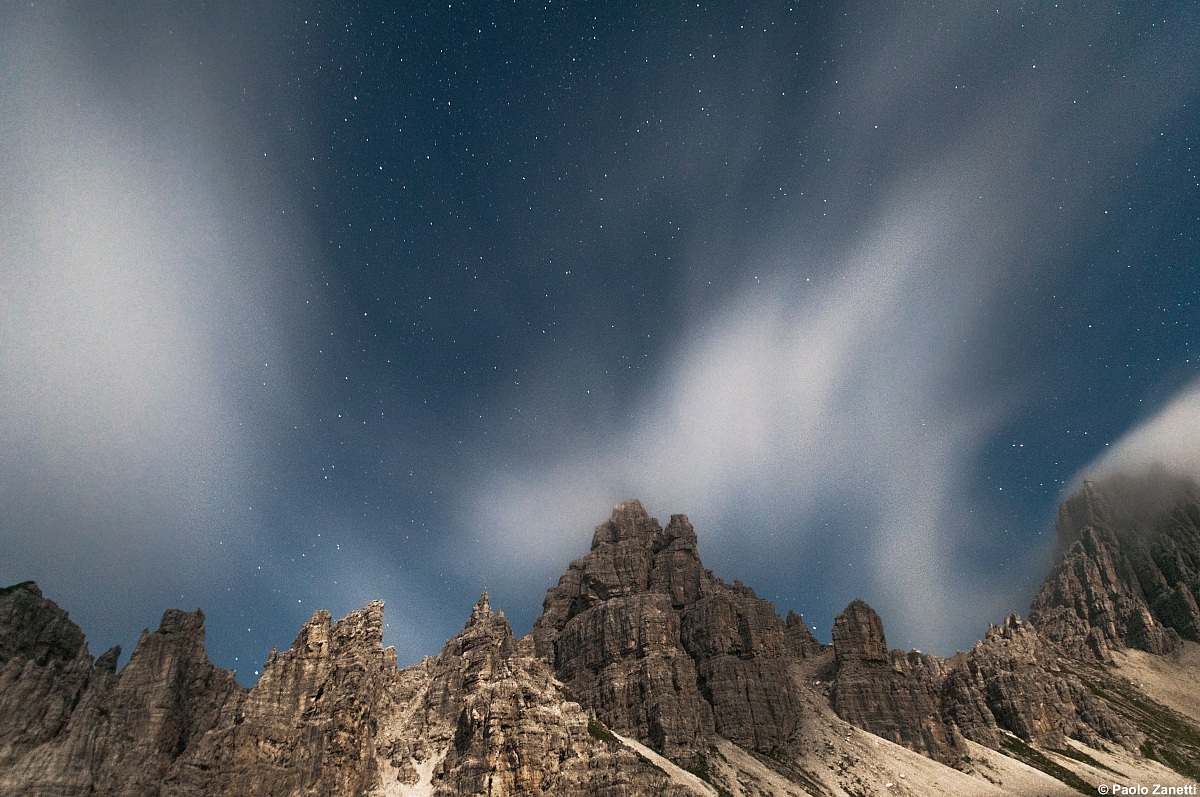 Una notte in Val Montanaia