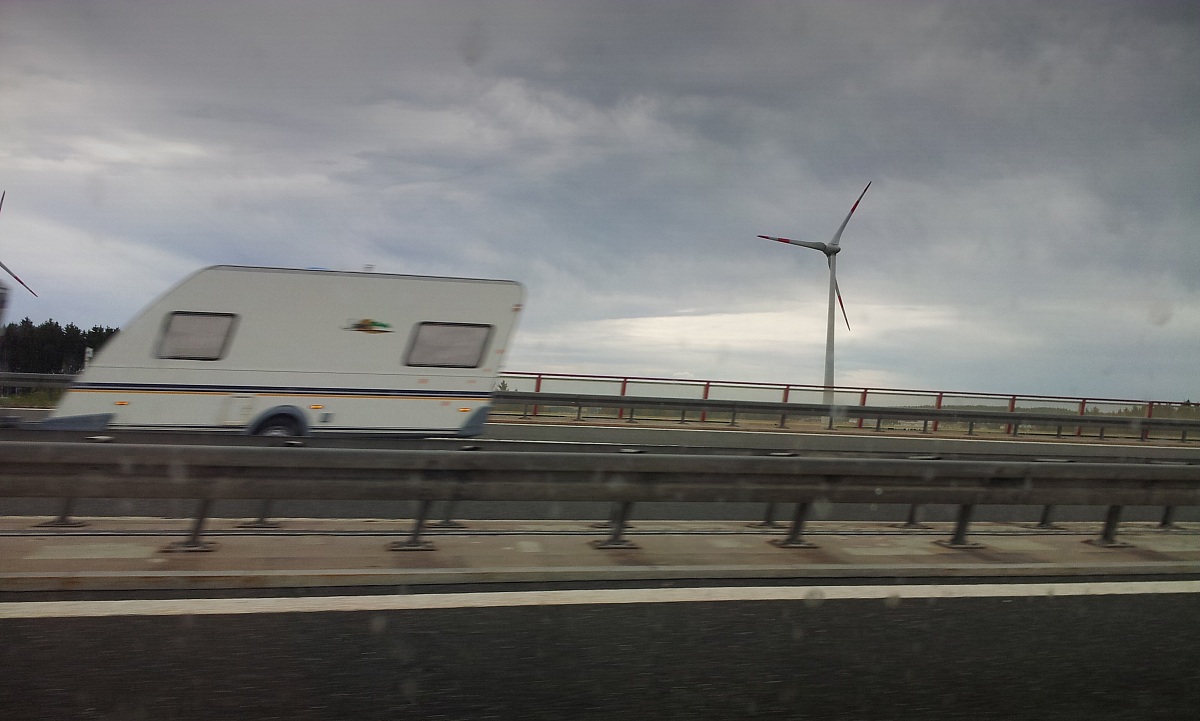 Su un'autostrada in Germania