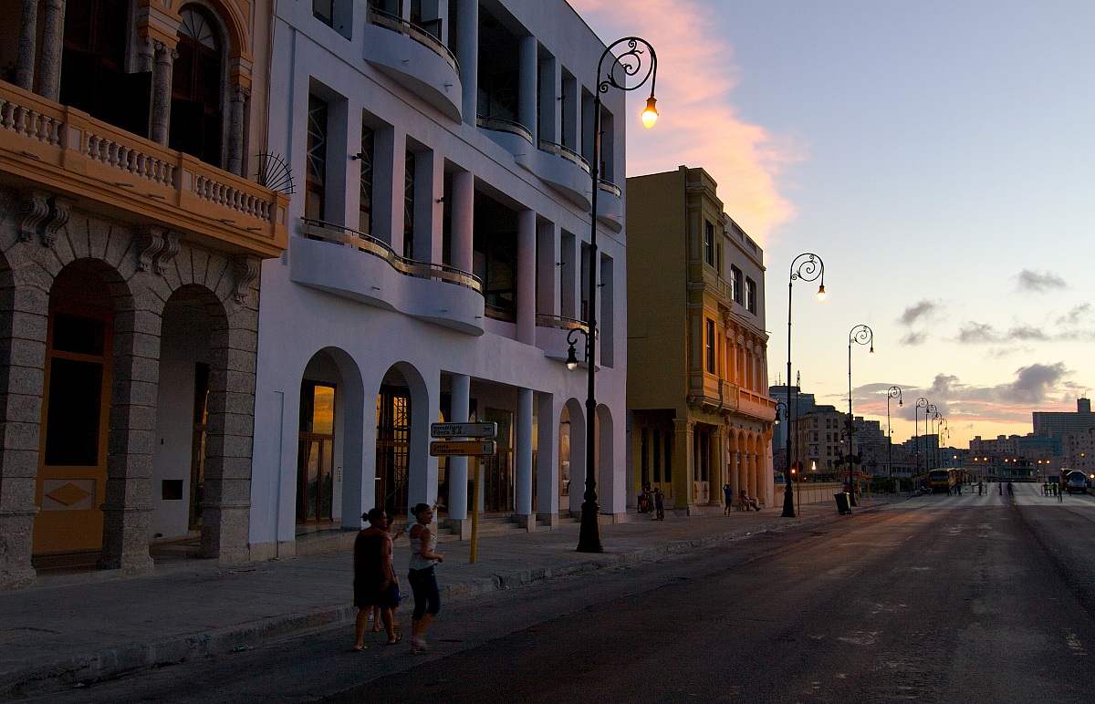 Tramonto sul malecon