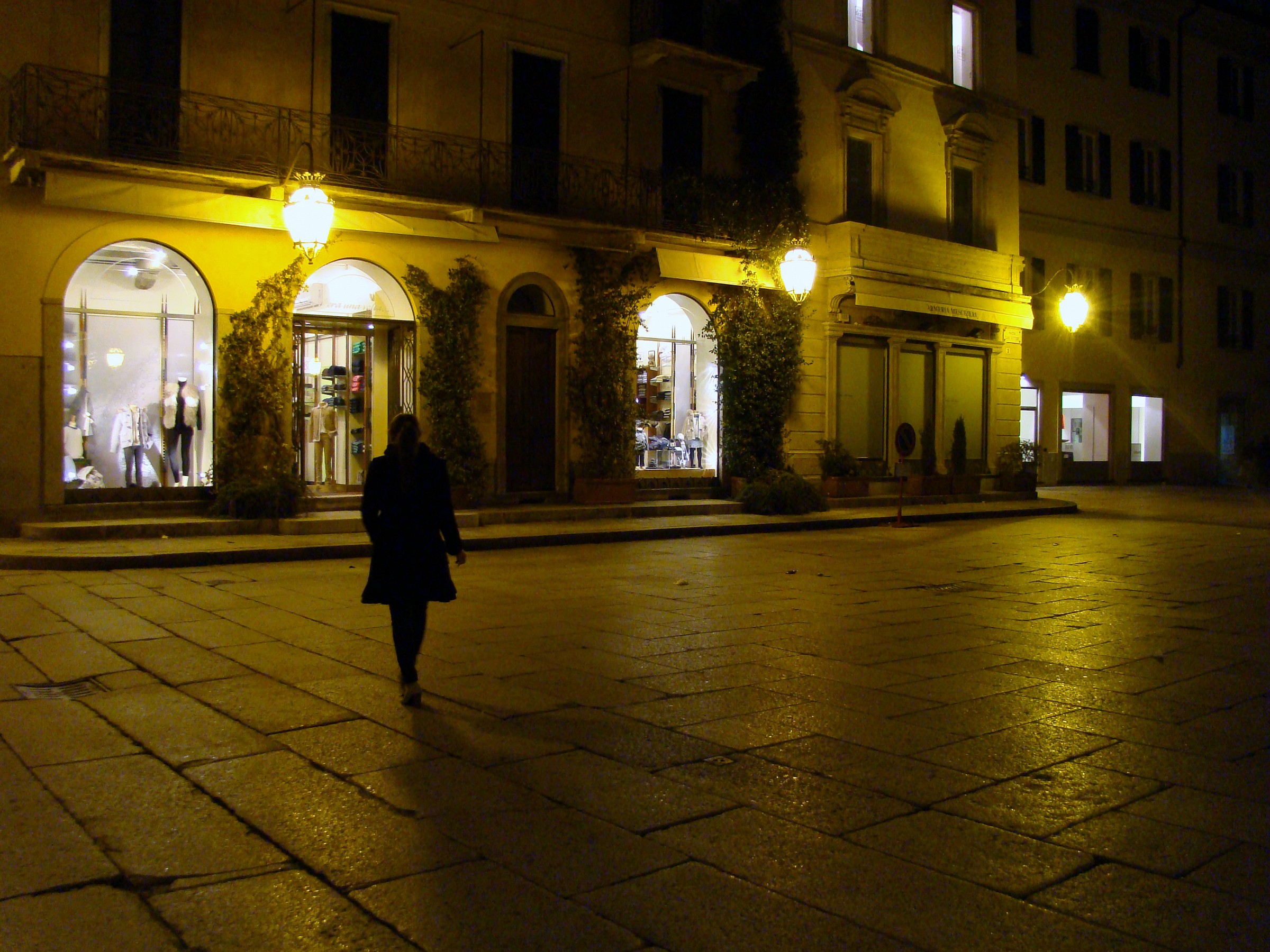 shopping at night ...
