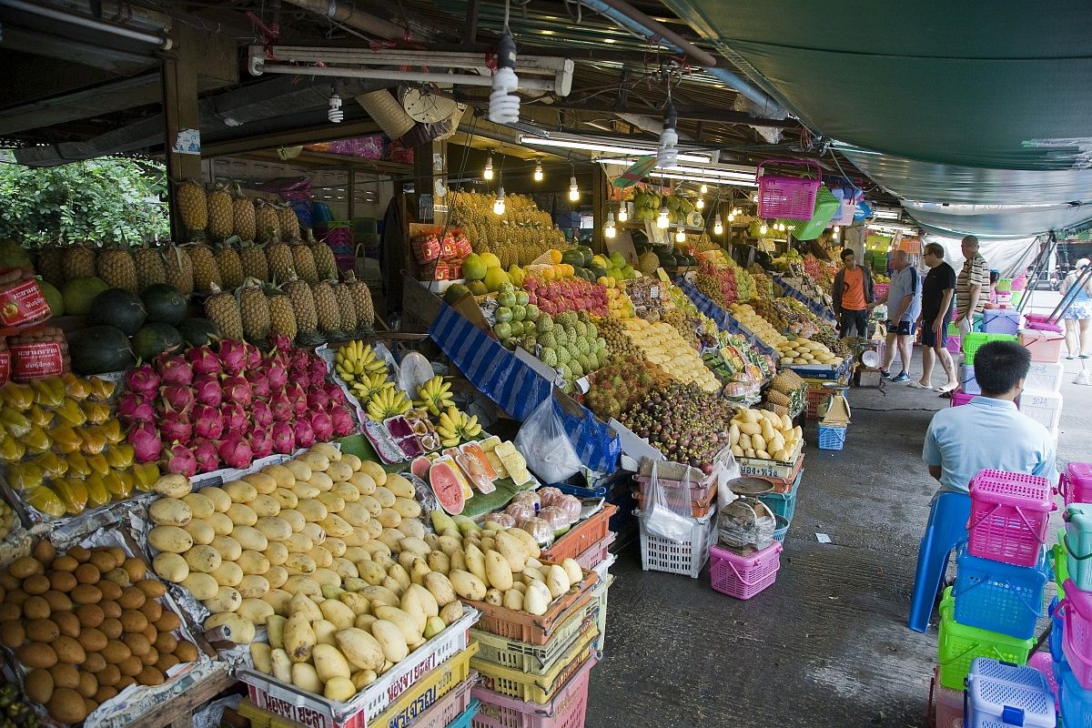 Mercato frutta Thai