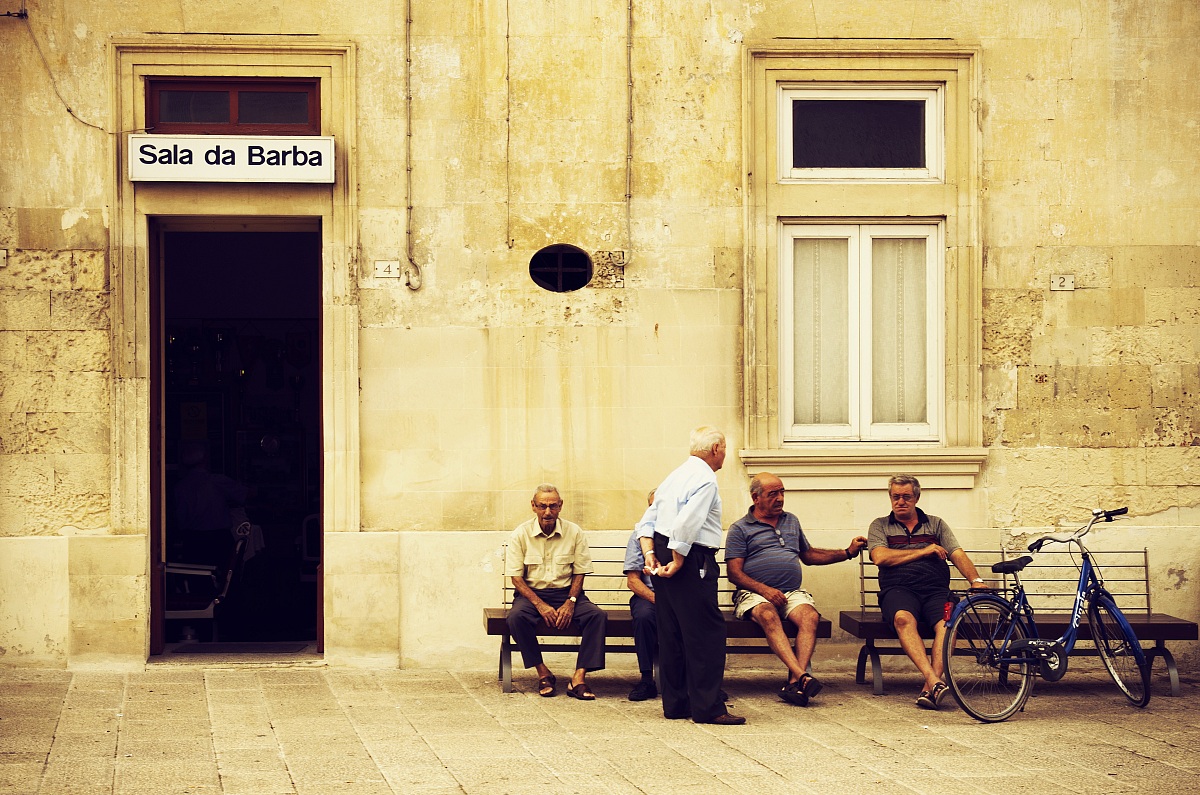 Barber's shop of yesteryear