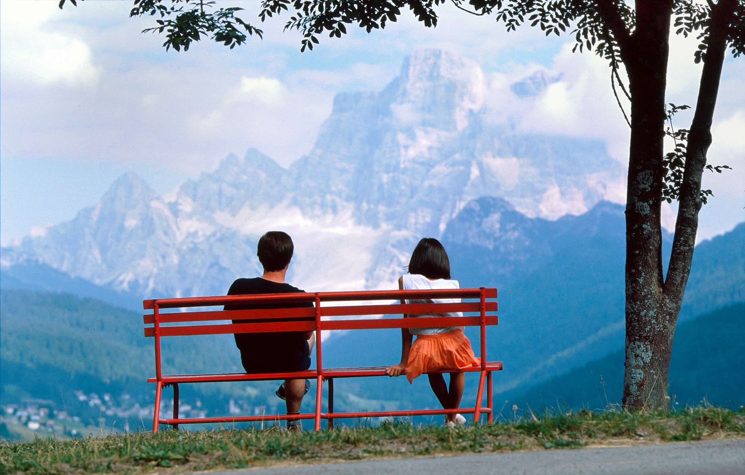 Ammirando il Pelmo - 1991