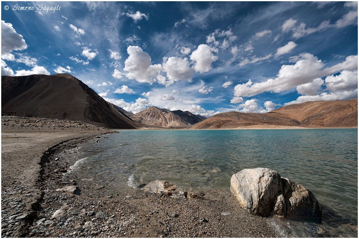 On the lake Pangong