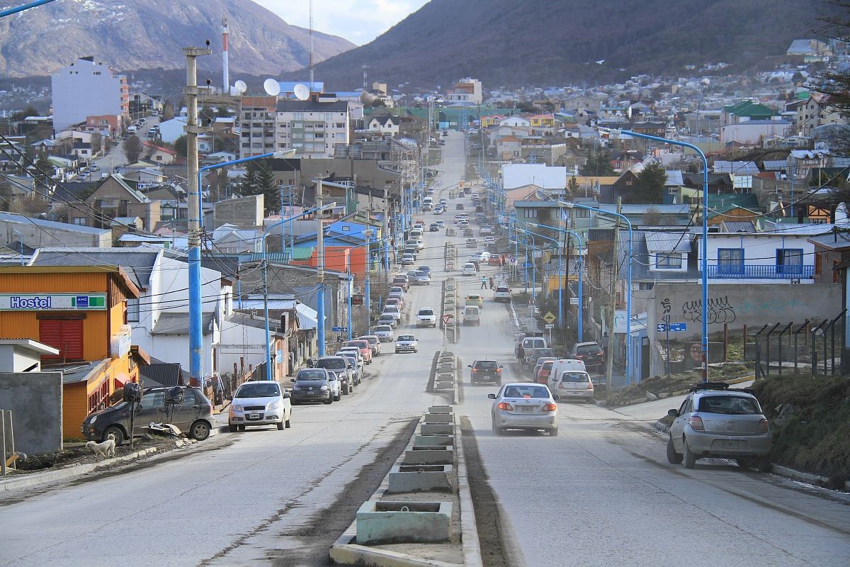 Le polverose strade di Ushuaia