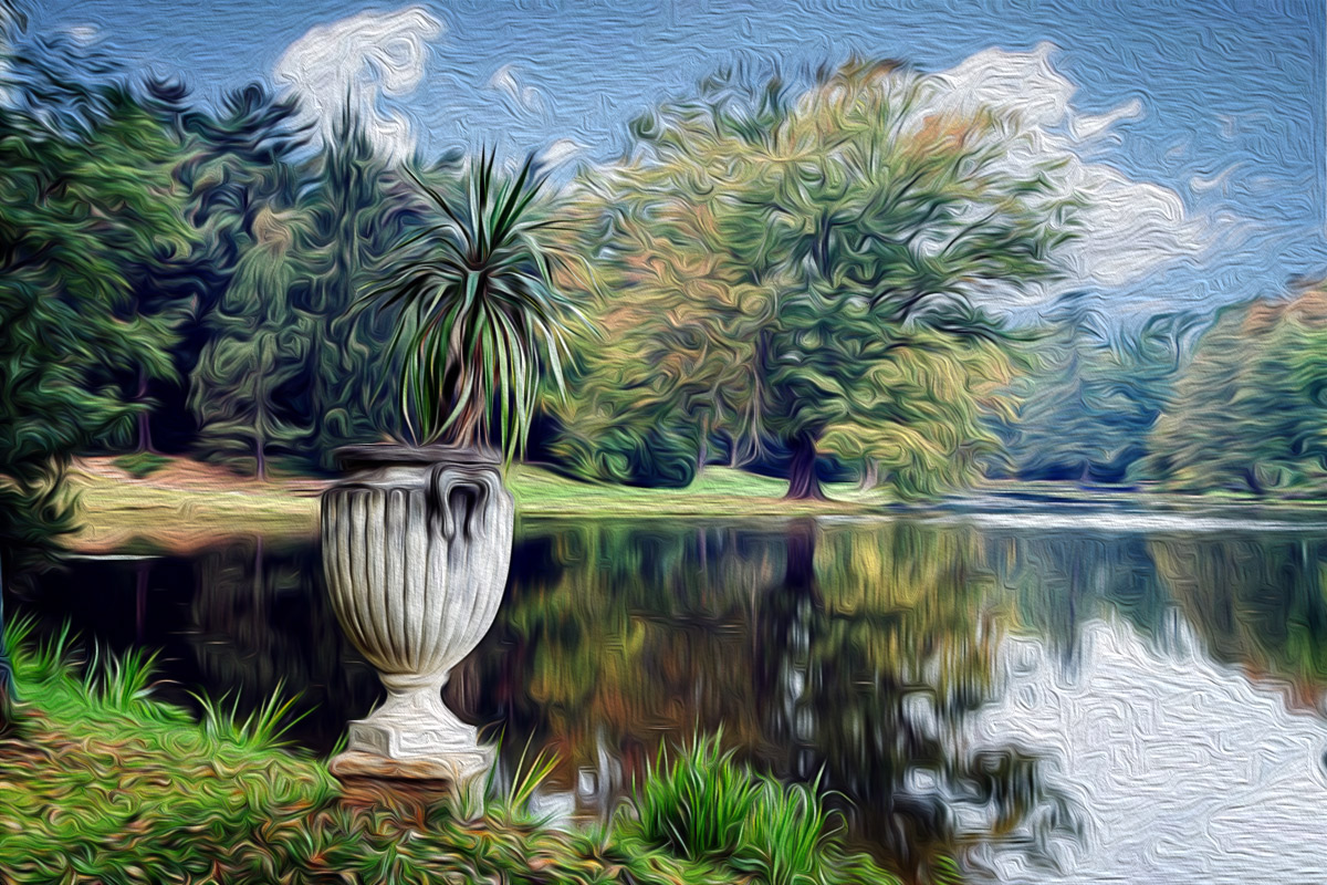 Woerlitz in autunno stile di pittura