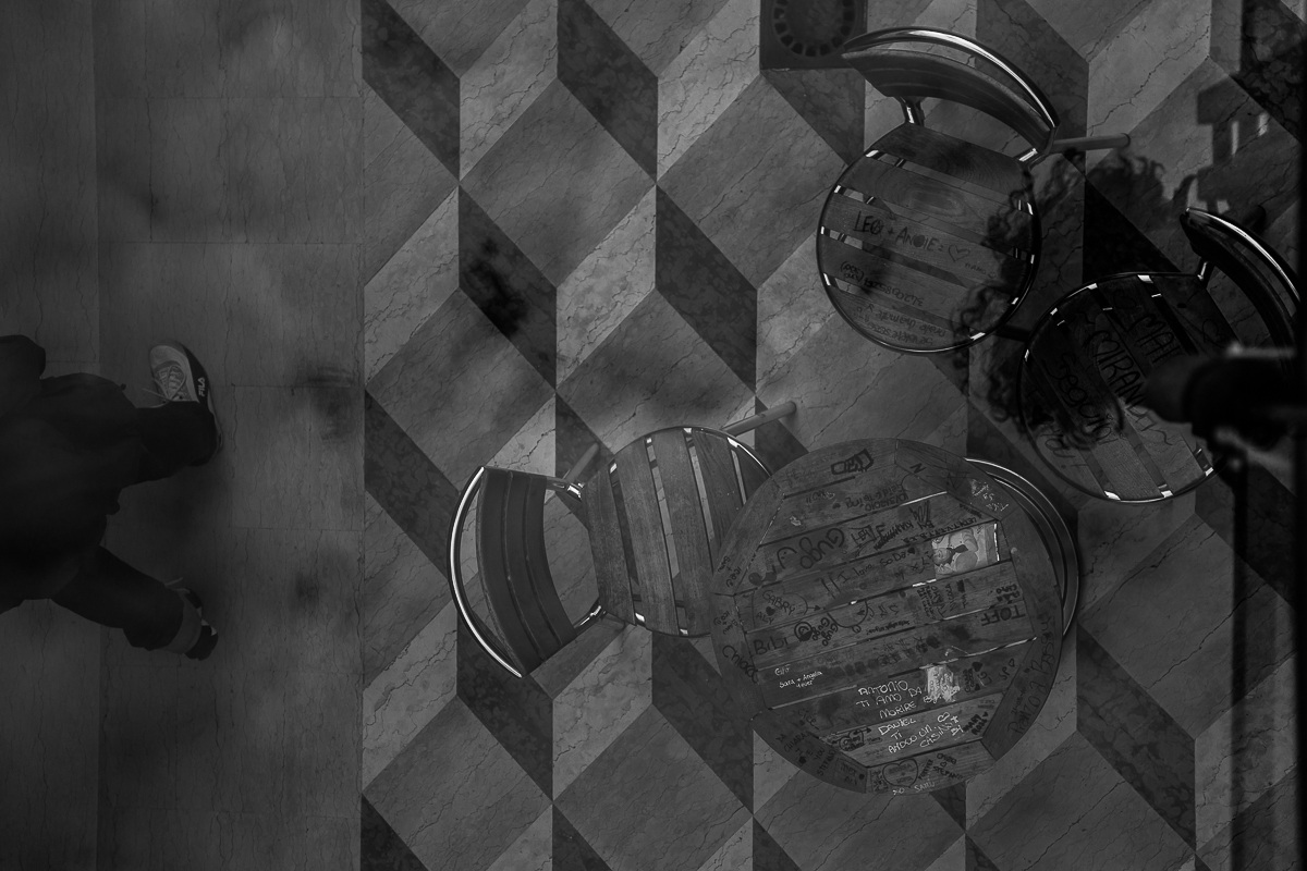 Divided, over / under