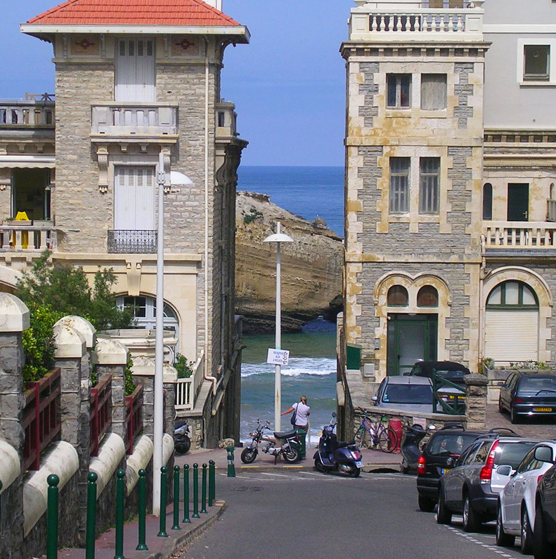 Biarritz (France) - three-dimensional landscape