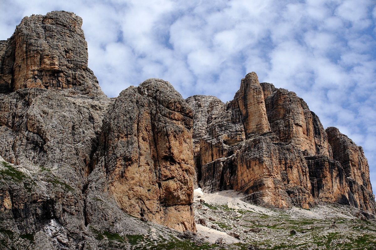 Scorcio del gruppo del Sella