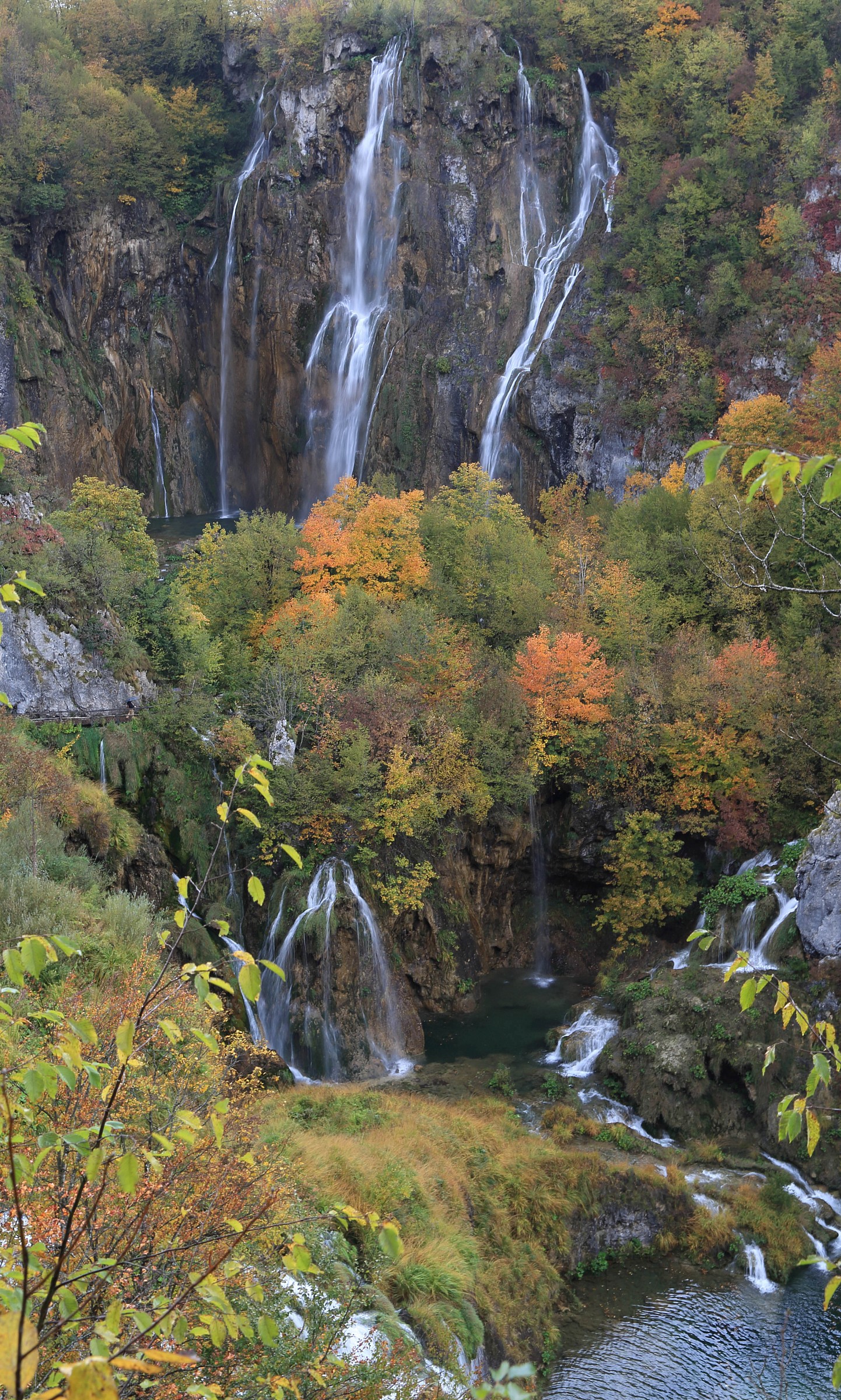 the big waterfall panoramica