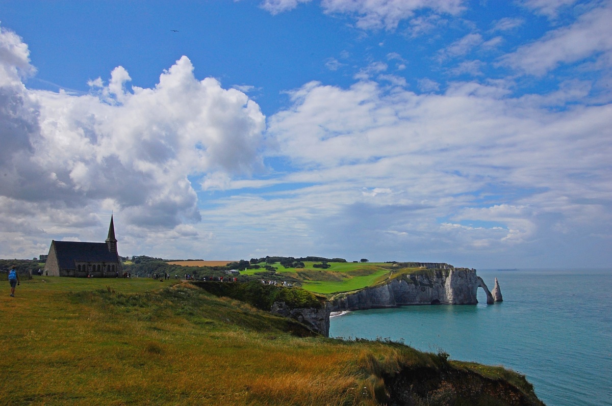 From the cliff d 'Amont