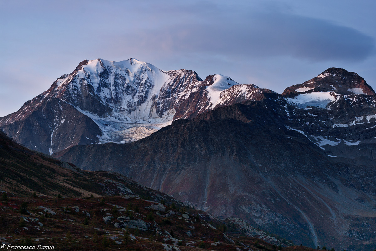 Fletschhorn prima dell'alba