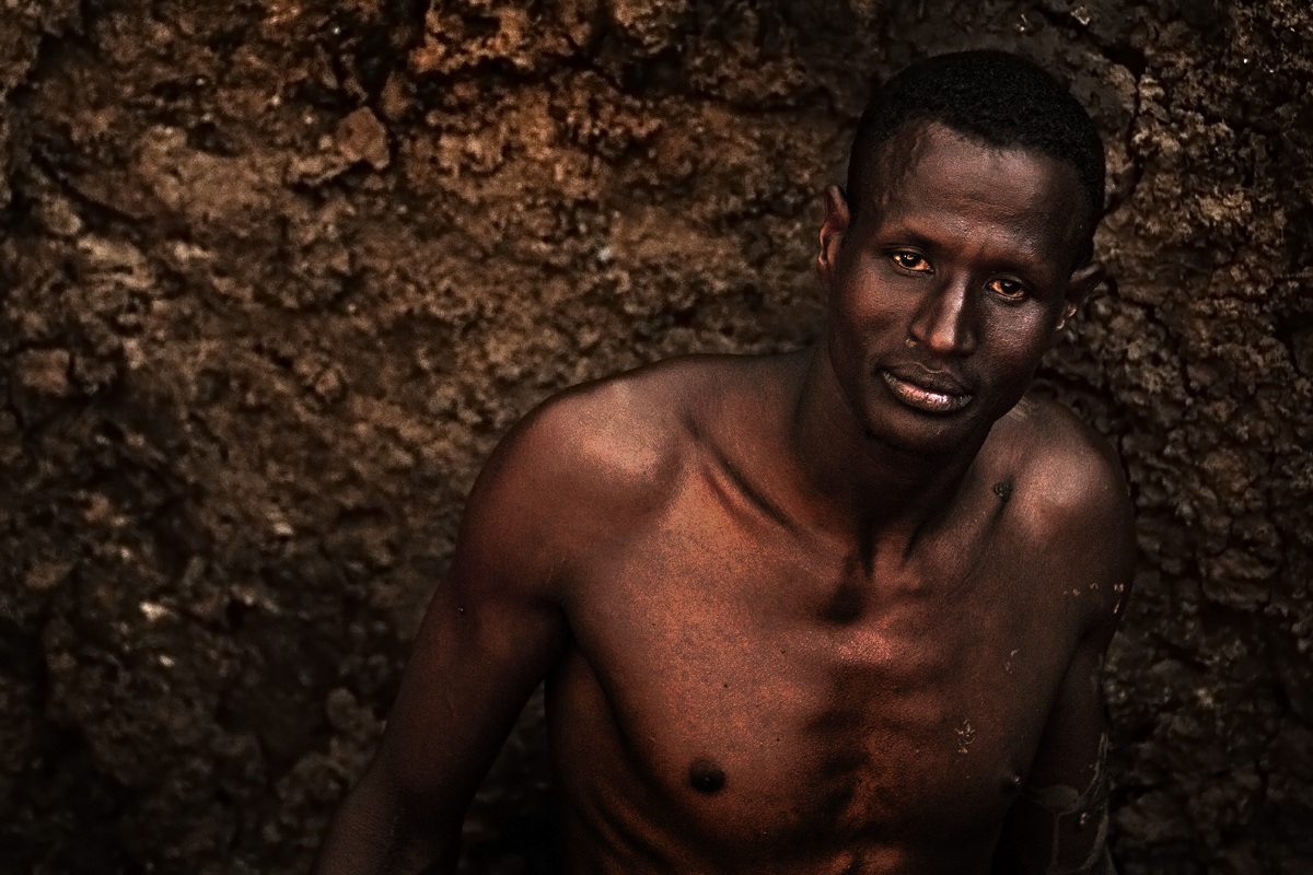 In the bottom of the well