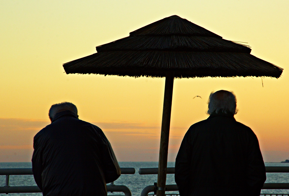 ... osservando il calar della sera ...