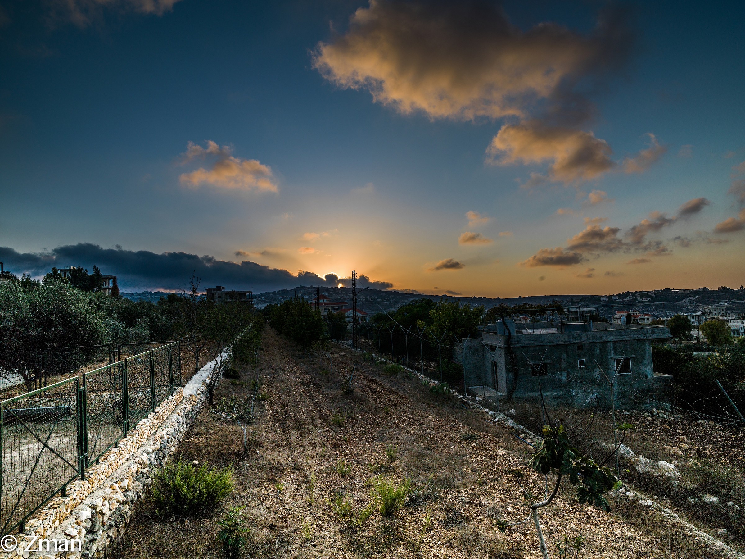 Sunset Over The Hills