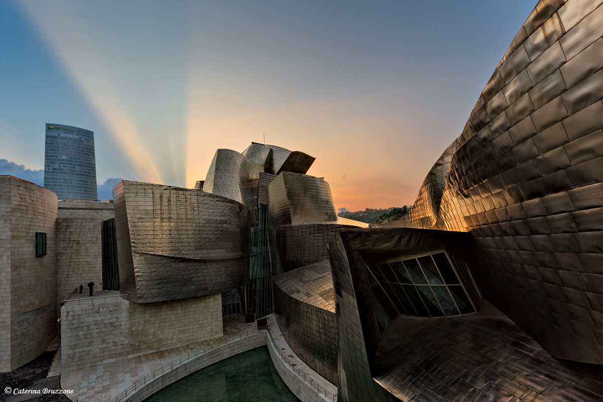 Geggenheim side "b" at sunset