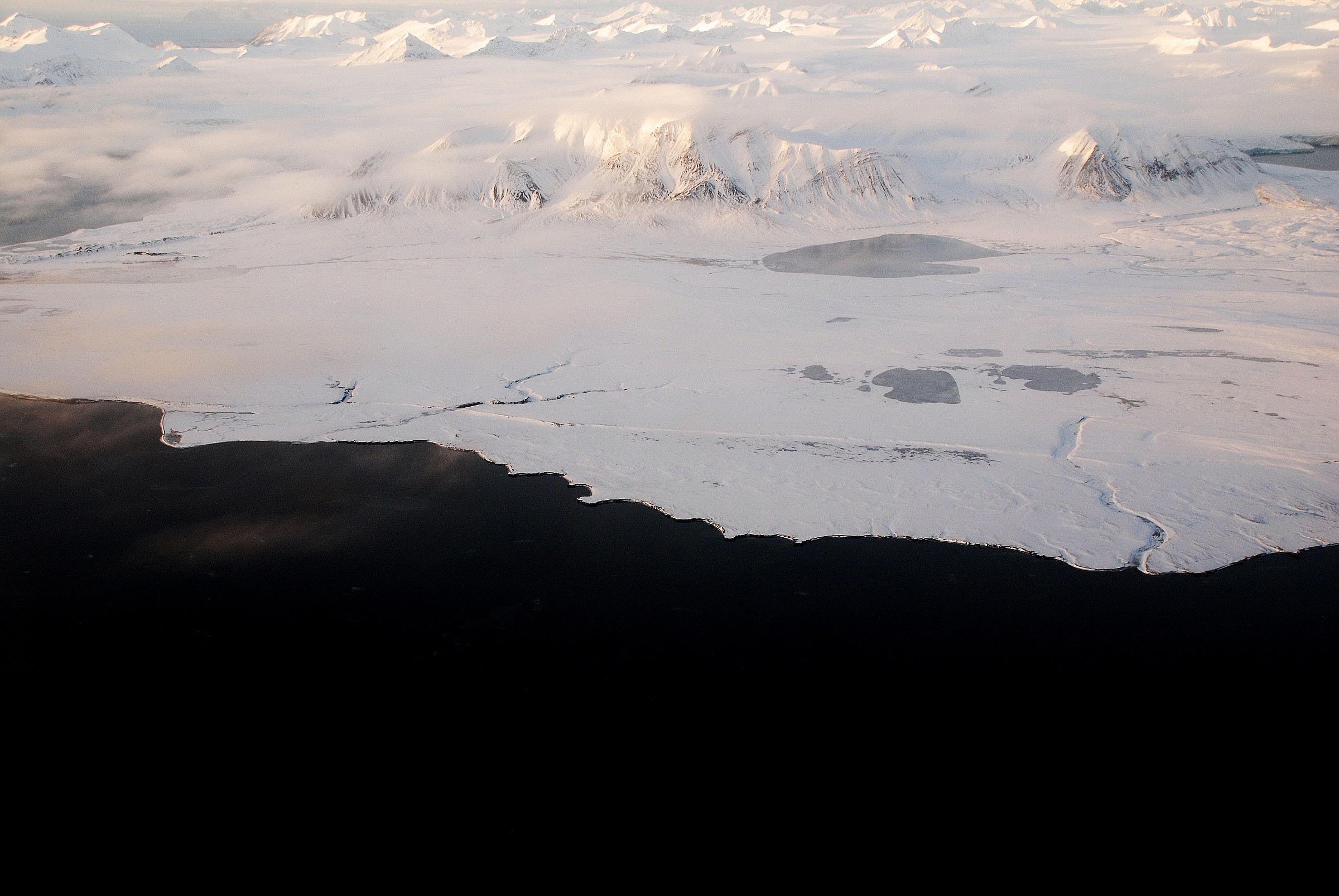 Arctic Circle aerial view