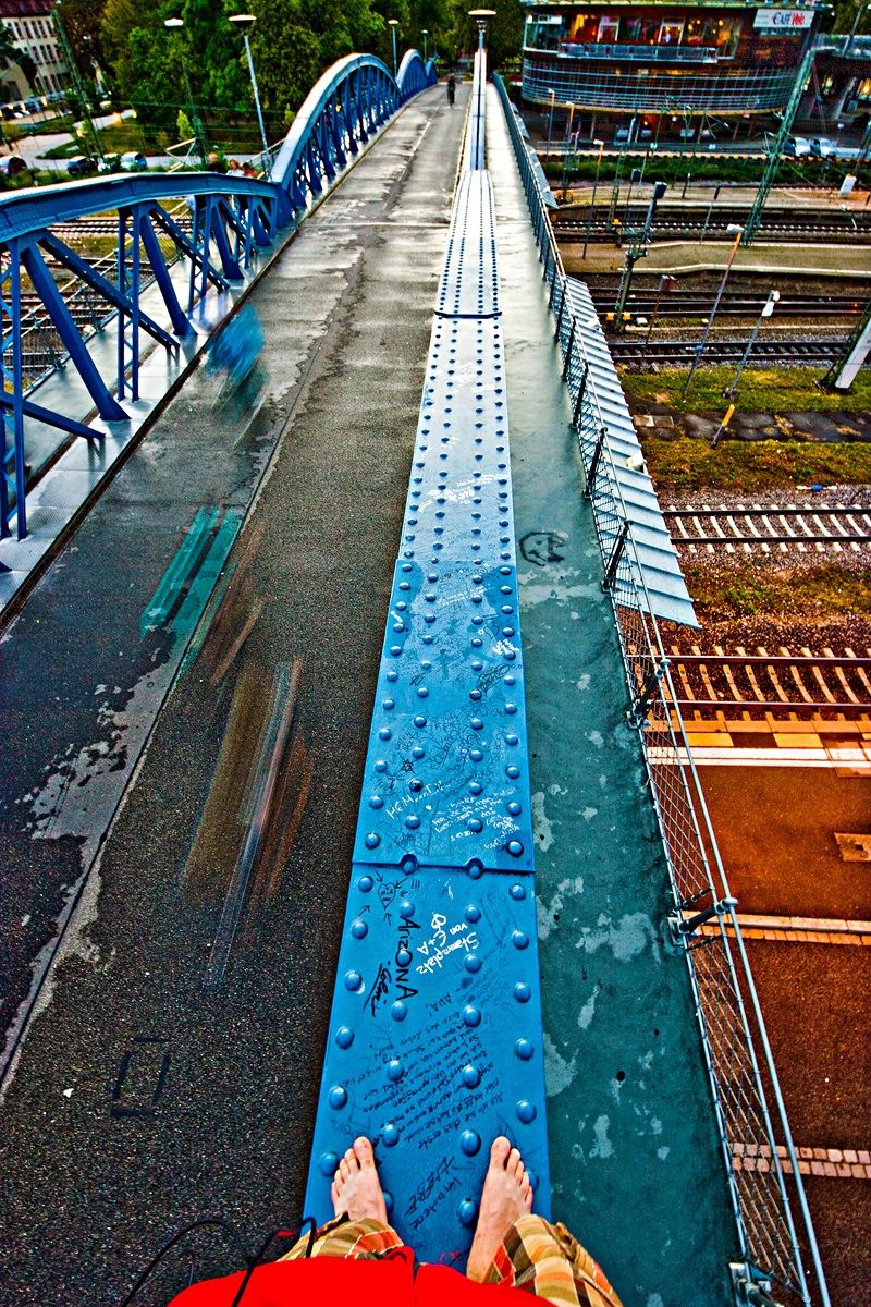 Freiburg, Blaue Brücke