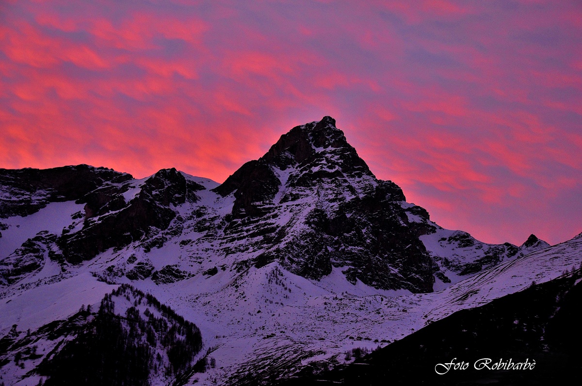 Tramonto di fuoco .....