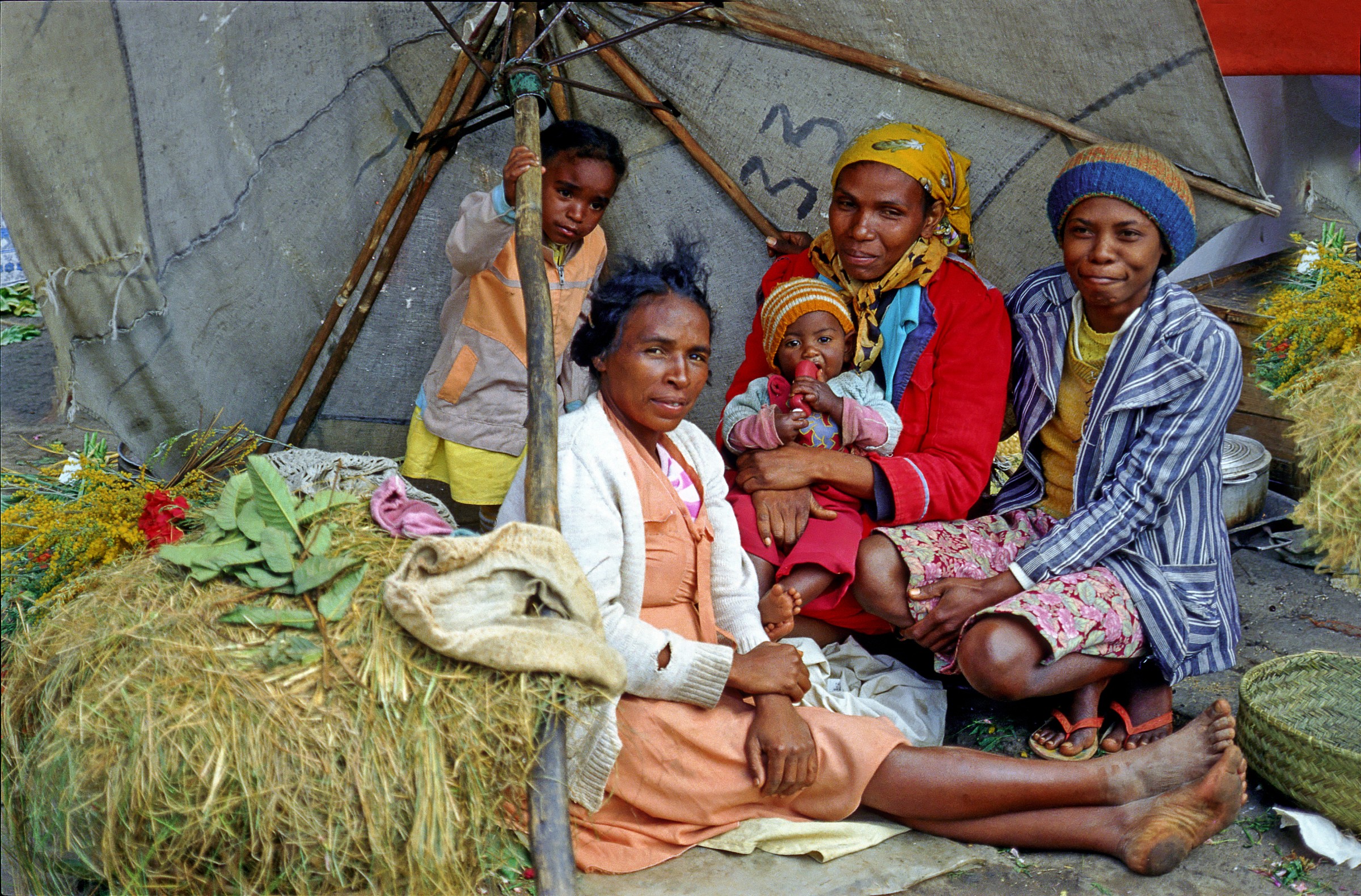 At the market of Antananarivo (Madagascar film'87)