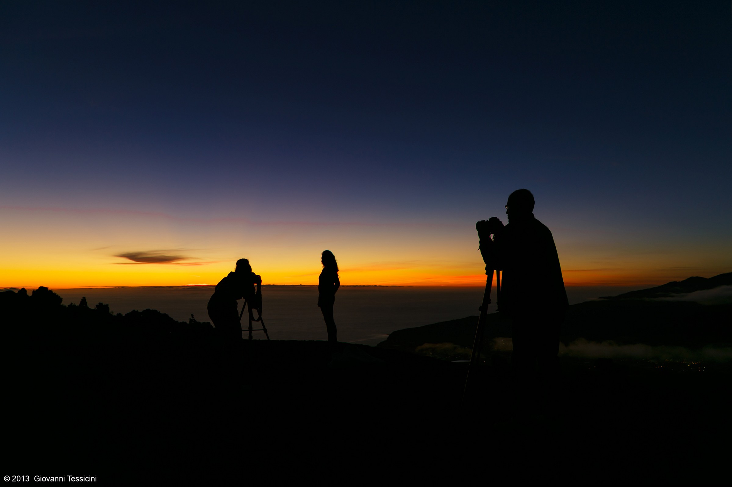 Waiting for the dark