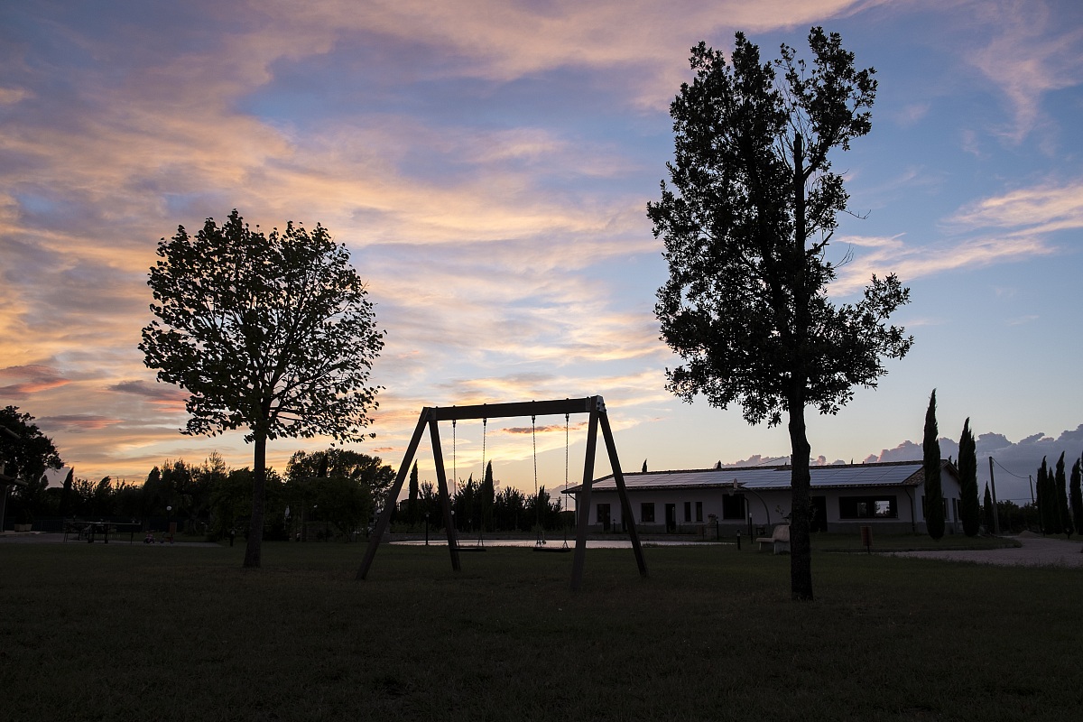 Tramonto al parco giochi (Rivotorto)